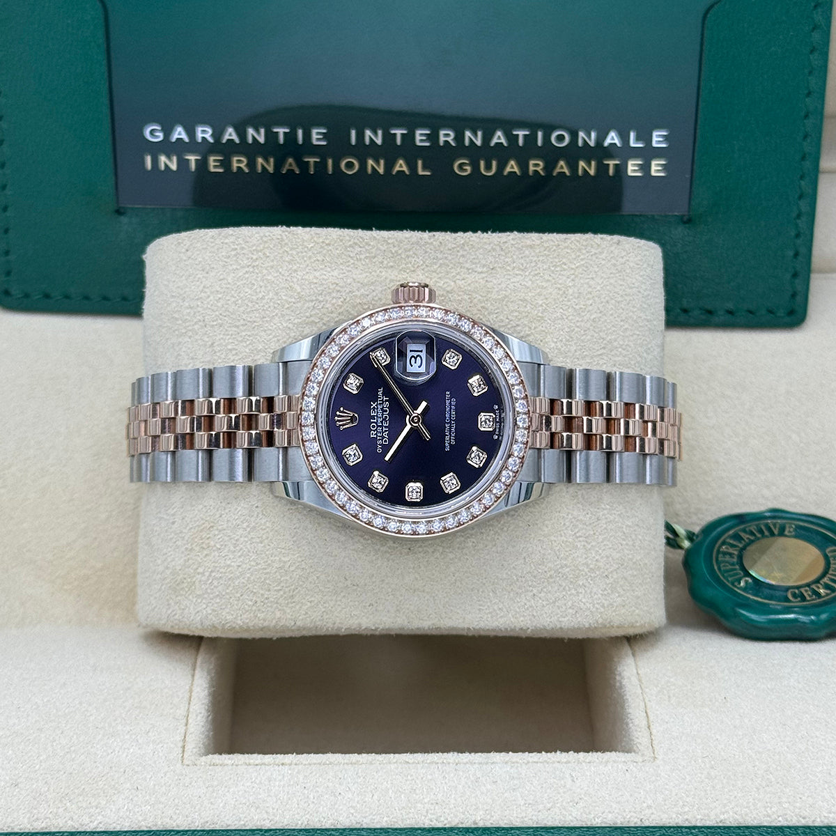 Lady-Datejust 279381RBR (Aubergine Diamond Dial)