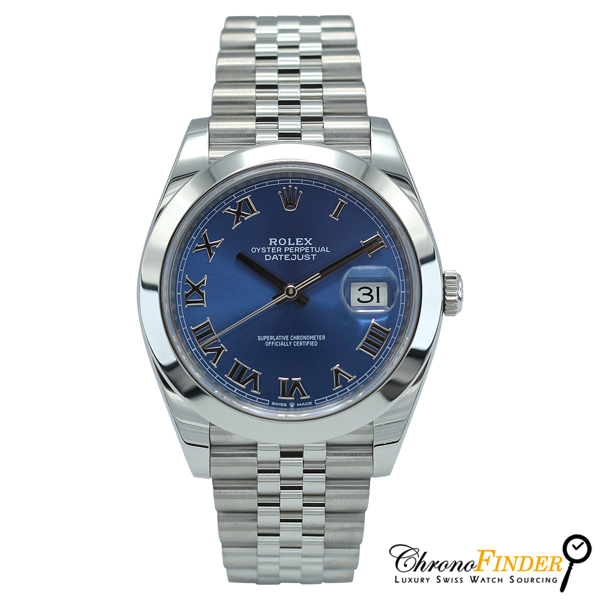 Datejust 41 126300 Jubilee (Azzurro Blue Dial)