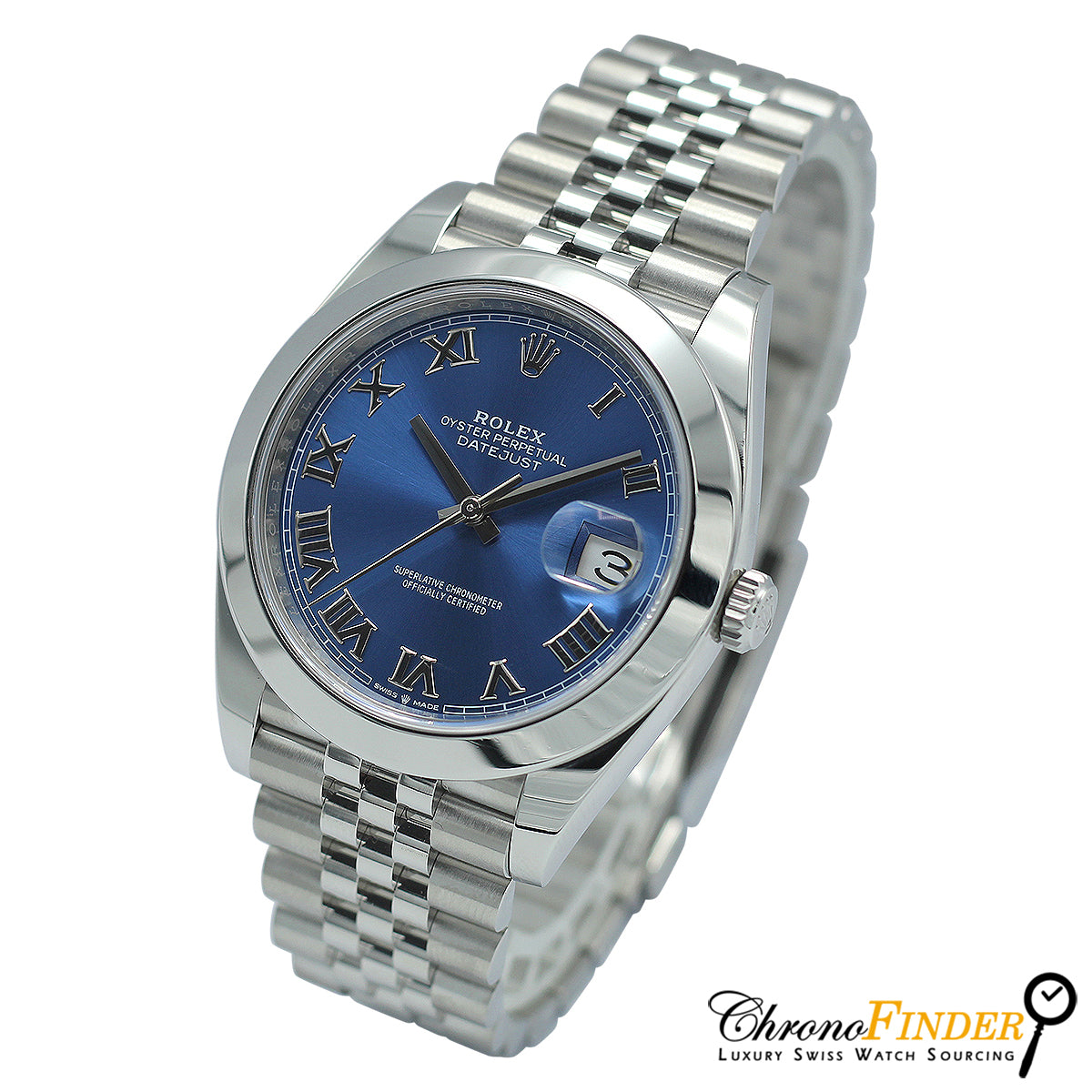 Datejust 41 126300 Jubilee (Azzurro Blue Dial)