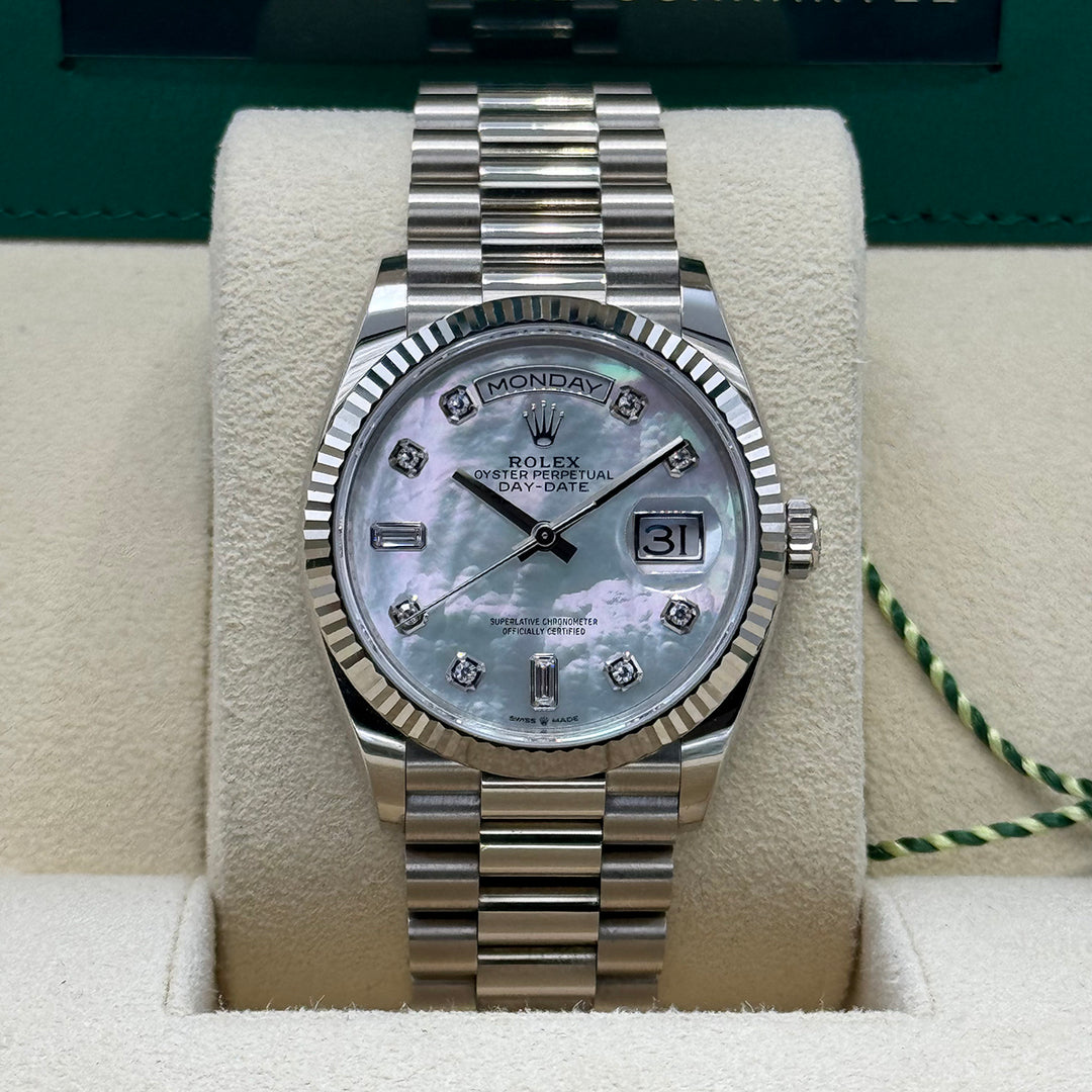 Day-Date 36 128239 (Mother Of Pearl Diamond Dial)