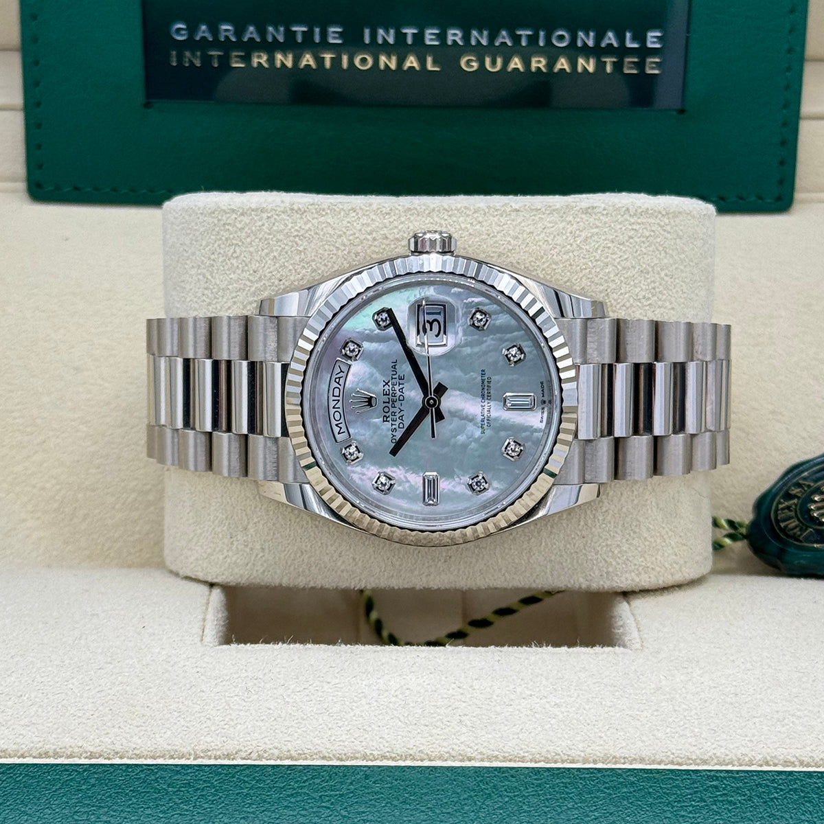 Day-Date 36 128239 (Mother Of Pearl Diamond Dial)