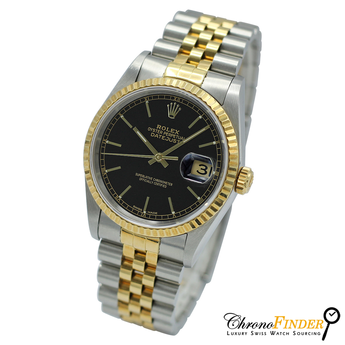 Datejust 36 16233 (Black Baton Dial)