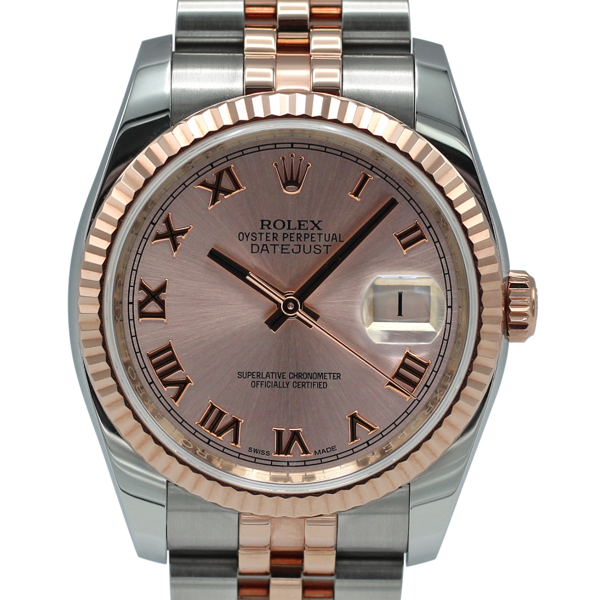 Datejust 36 116231 (Rose Roman Numeral Dial)