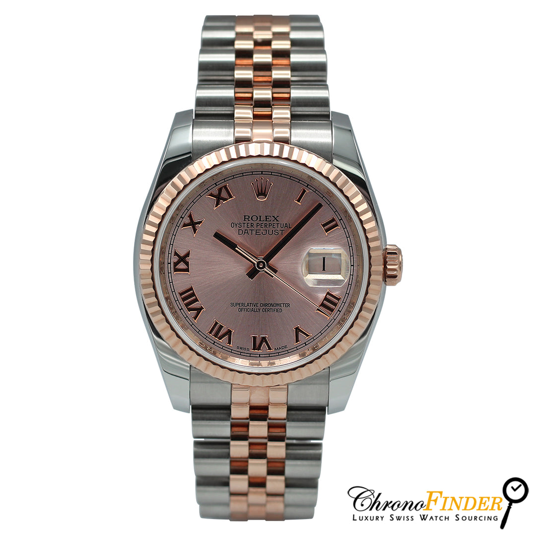 Datejust 36 116231 (Rose Roman Numeral Dial)