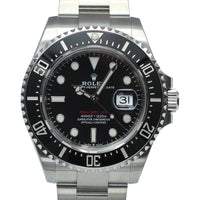 Rolex Sea Dweller  luxury watch  with a prominent logo