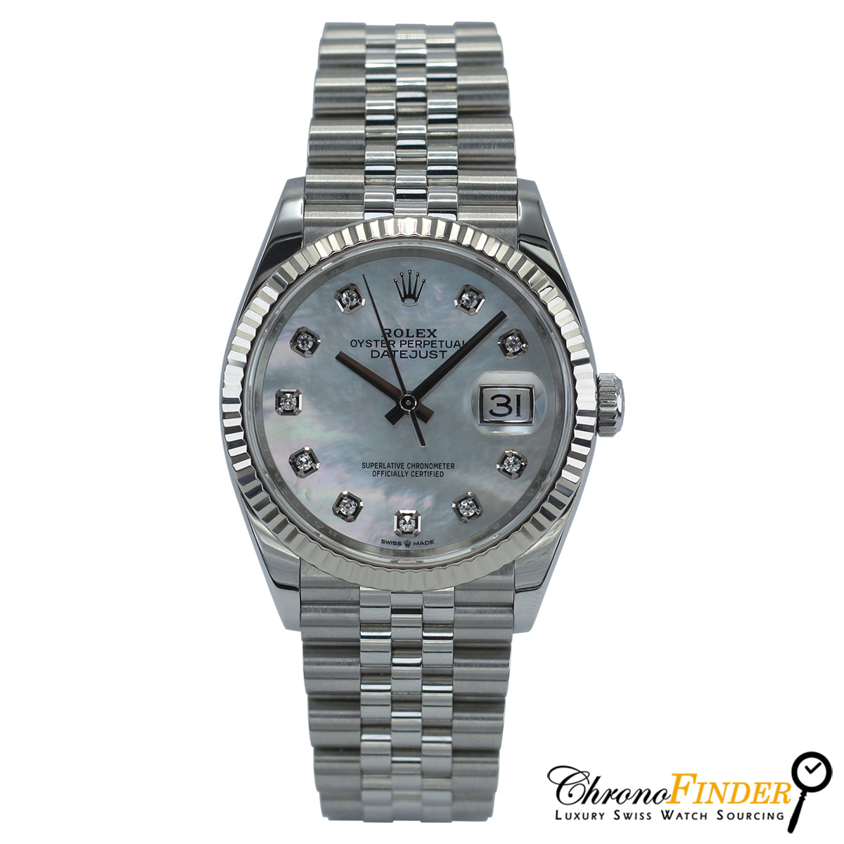 Datejust 36 126234 (Mother Of Pearl Diamond Dial)