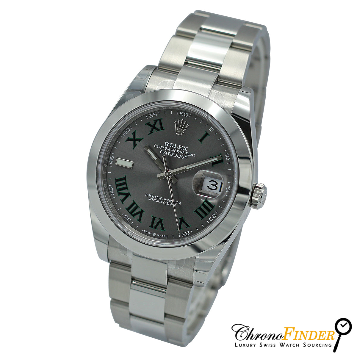 Datejust 41 126300 Oyster Bracelet (Wimbledon Dial)