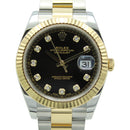 Datejust 41 126333 (Black Diamond Dial)