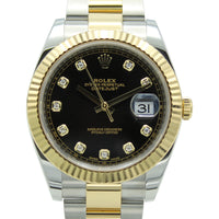 Datejust 41 126333 (Black Diamond Dial)