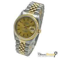 Datejust 36 16233 (Champagne Baton Dial)