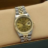 Datejust 36 16233 (Champagne Baton Dial)