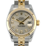 Load image into Gallery viewer, Lady-Datejust 179173 (Silver Diamond Dial)
