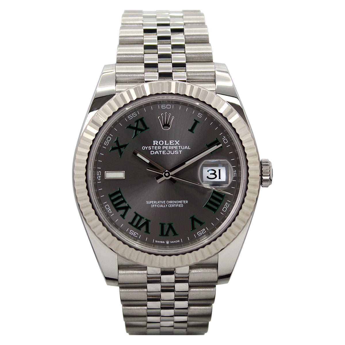 Datejust 41 126334 (Wimbledon Dial-Jubilee Bracelet)