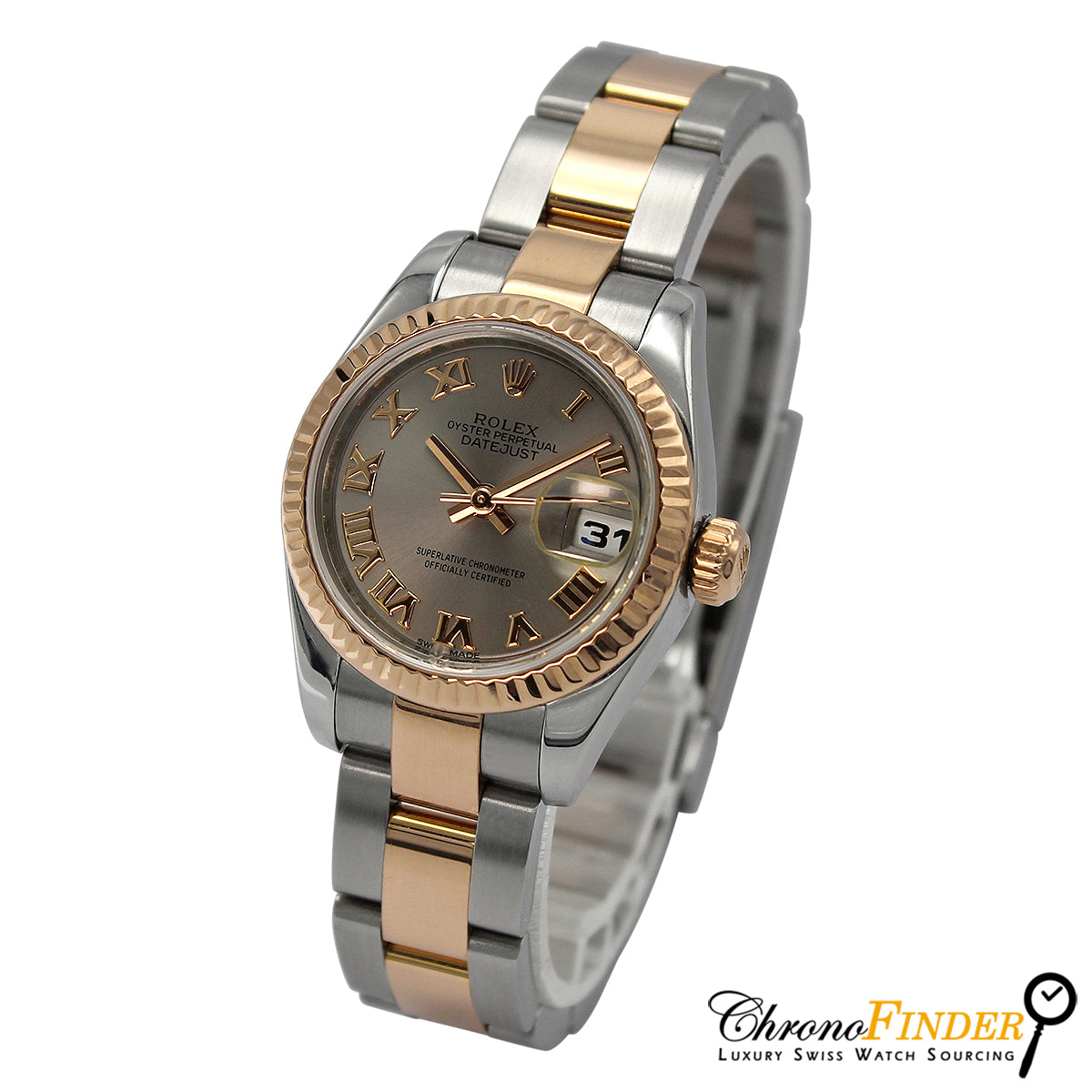 Lady-Datejust 179171 (Rhodium Roman Numeral Dial) Chronofinder Ltd