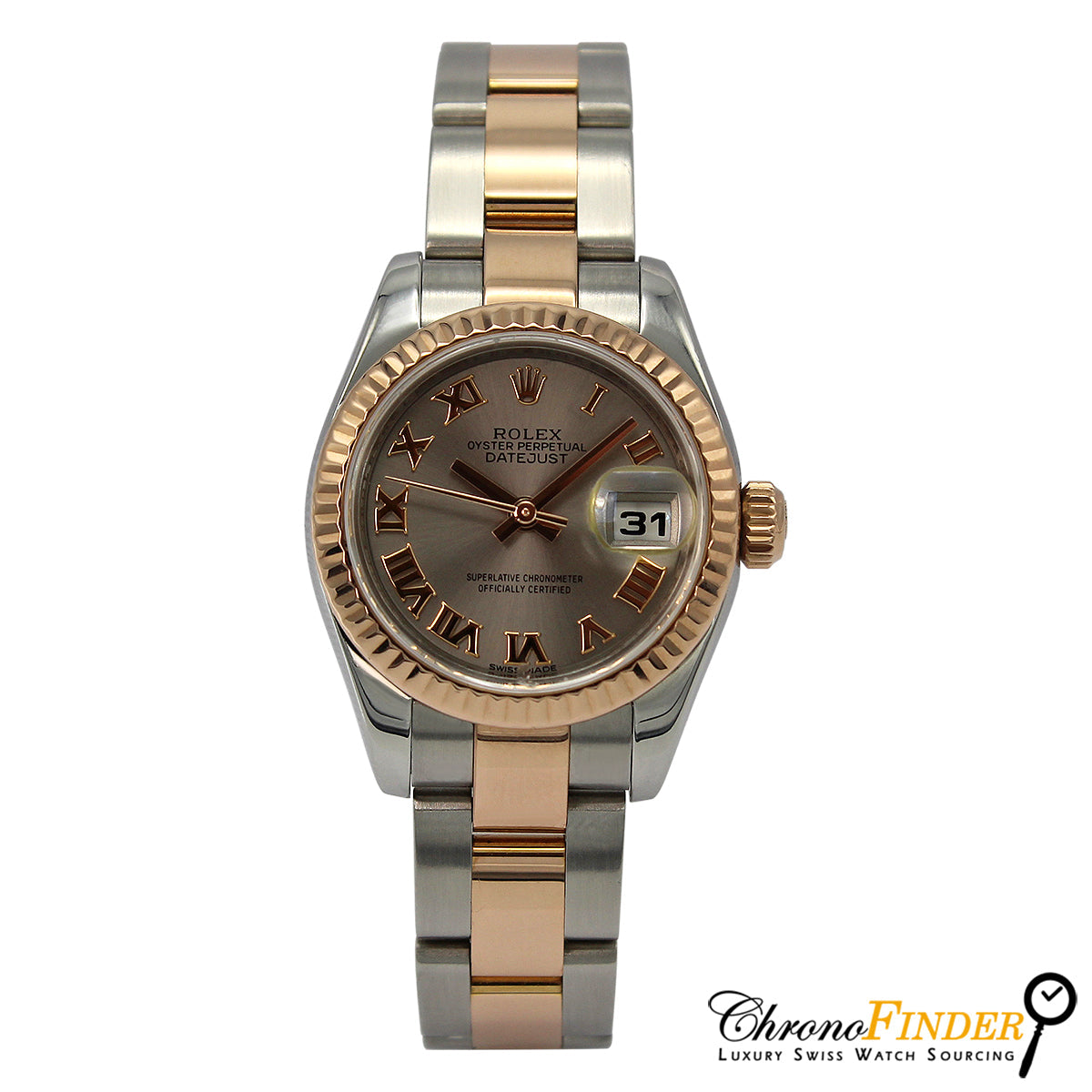 Lady-Datejust 179171 (Rhodium Roman Numeral Dial) Chronofinder Ltd