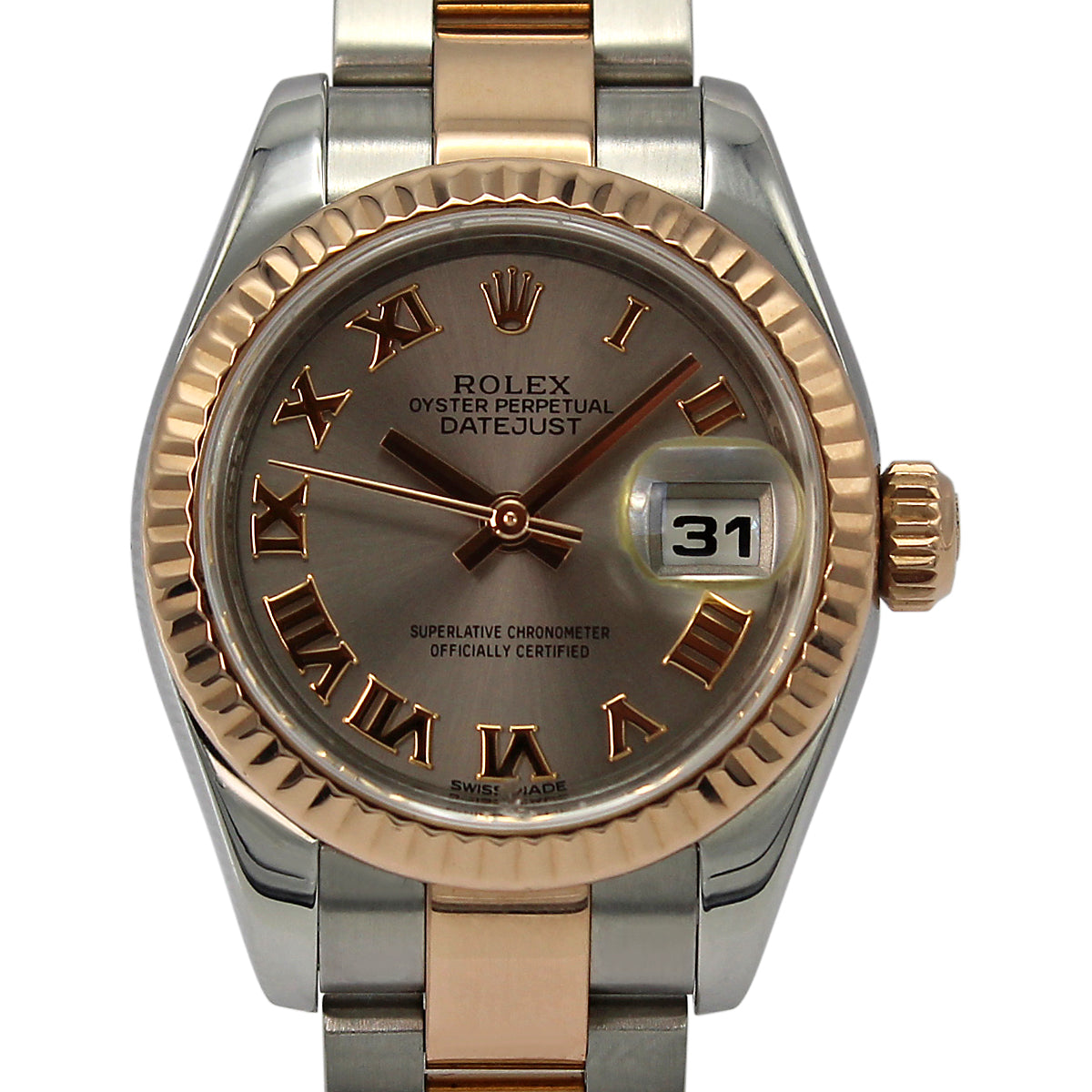 Lady-Datejust 179171 (Rhodium Roman Numeral Dial)