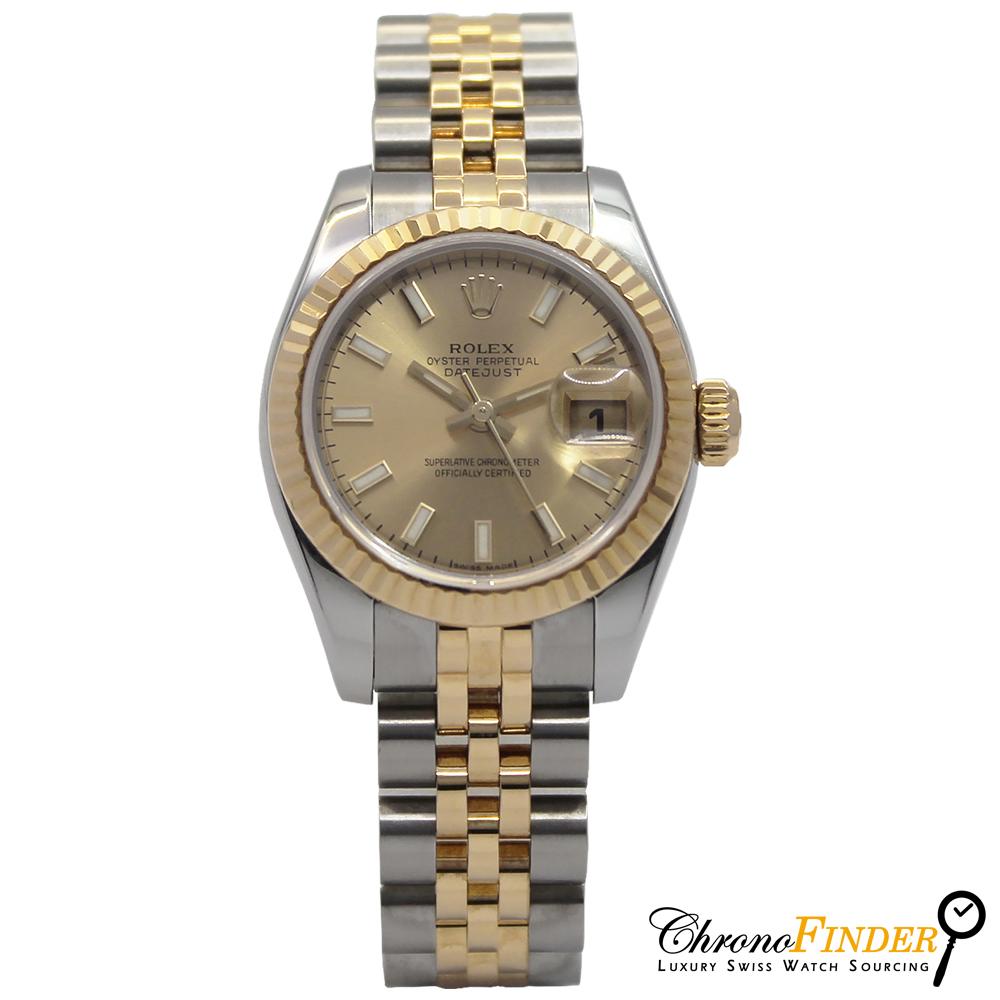 Lady-Datejust 179173 (Champagne Dial)