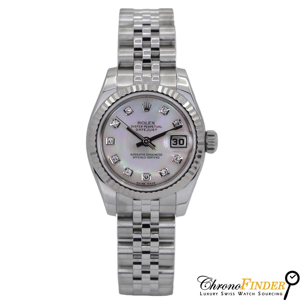 Lady-Datejust 179174 (Mother-of-Pearl Diamond Dial)