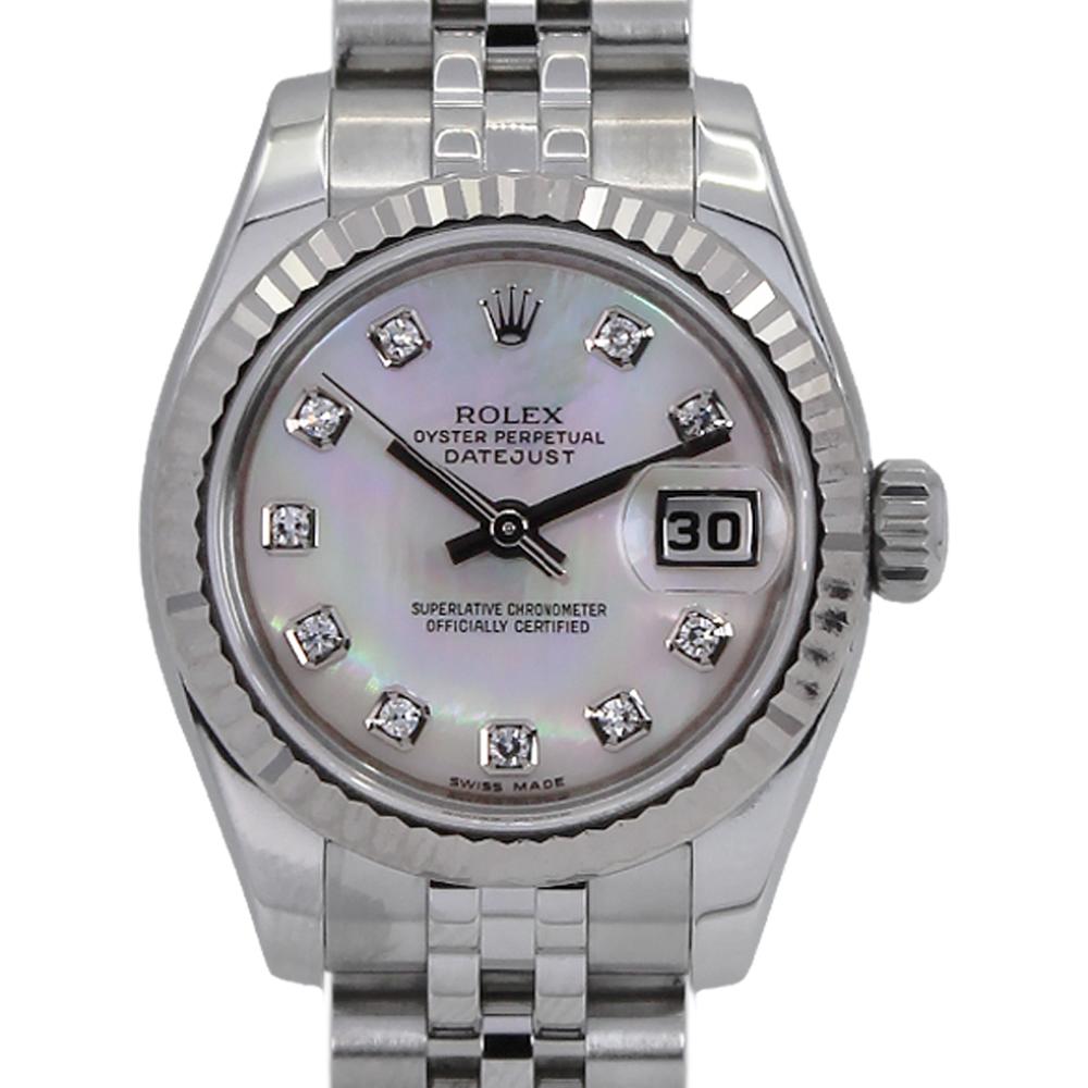 Lady-Datejust 179174 (Mother-of-Pearl Diamond Dial)