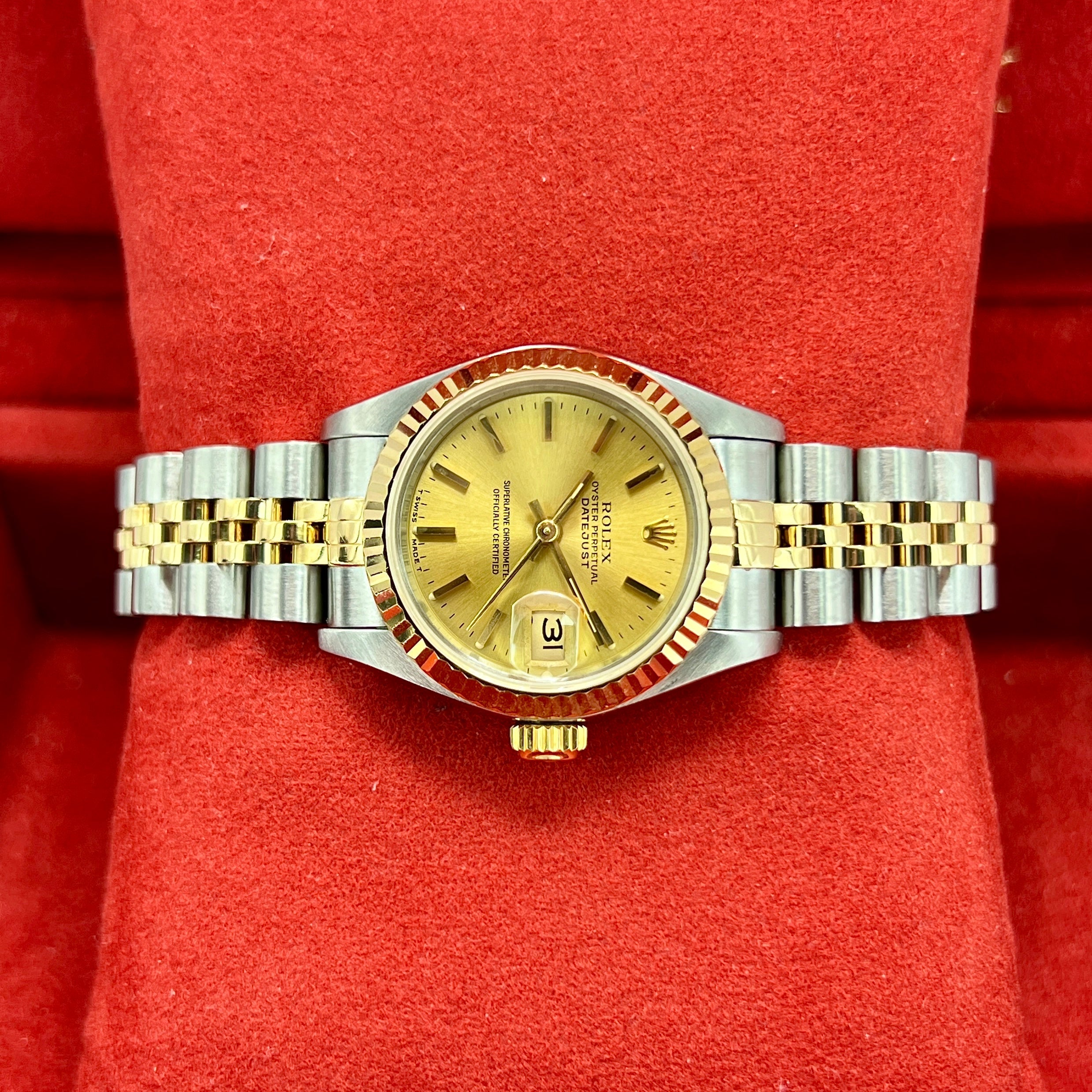 Lady Datejust 26mm 69173 (Champagne Baton Dial) Chronofinder Ltd