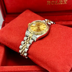 Load image into Gallery viewer, Lady Datejust 26mm 69173 (Champagne Baton Dial) Chronofinder Ltd