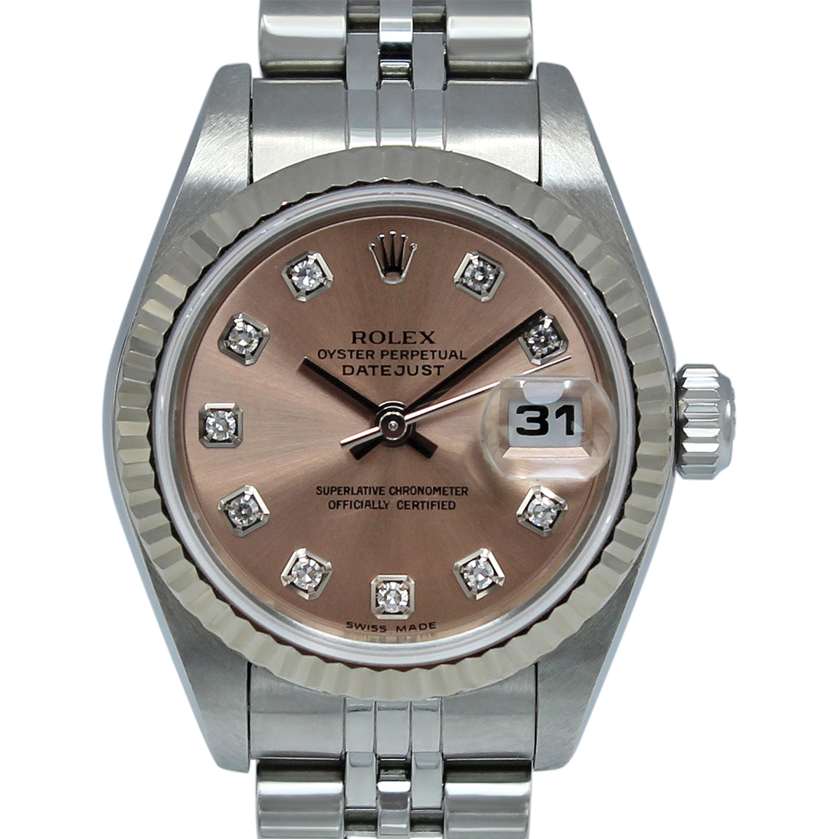 Lady Datejust 26mm 79174 Pink Diamond Dial with Steel Bracelet