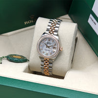 Lady-Datejust 279381RBR (Mother Of Pearl Diamond Dial) Chronofinder Ltd