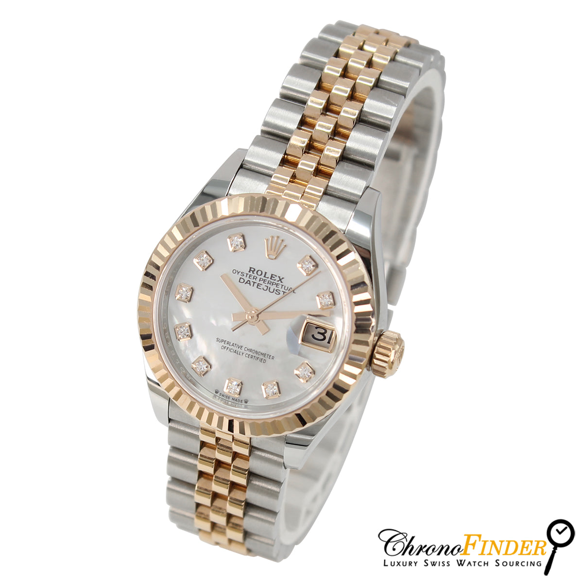 Lady-Datejust 28mm 279171 (Mother Of Pearl Diamond Dial) Chronofinder Ltd