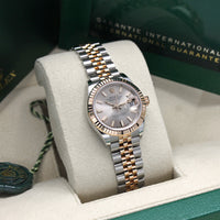 Lady-Datejust 28mm 279171 (Sundust Rose Baton Dial) Chronofinder Ltd