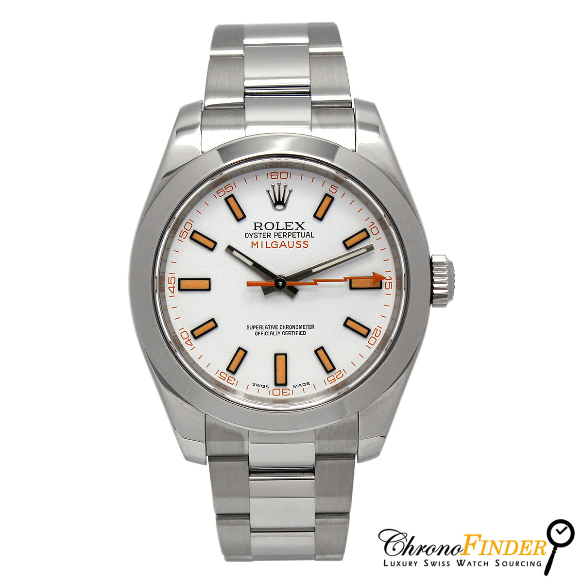 Milgauss 116400 (White Dial) Chronofinder Ltd