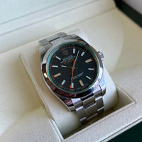 Milgauss 116400GV (Black Dial-Green Glass) Chronofinder Ltd