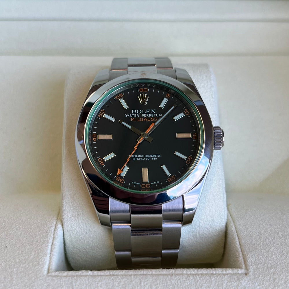 Milgauss 116400GV (Black Dial-Green Glass)