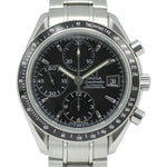 Omega Speedmaster Date 3210.50.00, 40mm stainless steel watch with black dial and silver-tone hands