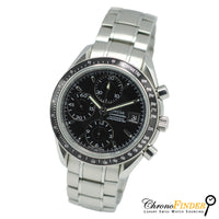 Omega Speedmaster Date 3210.50.00, 40mm stainless steel watch with a black dial