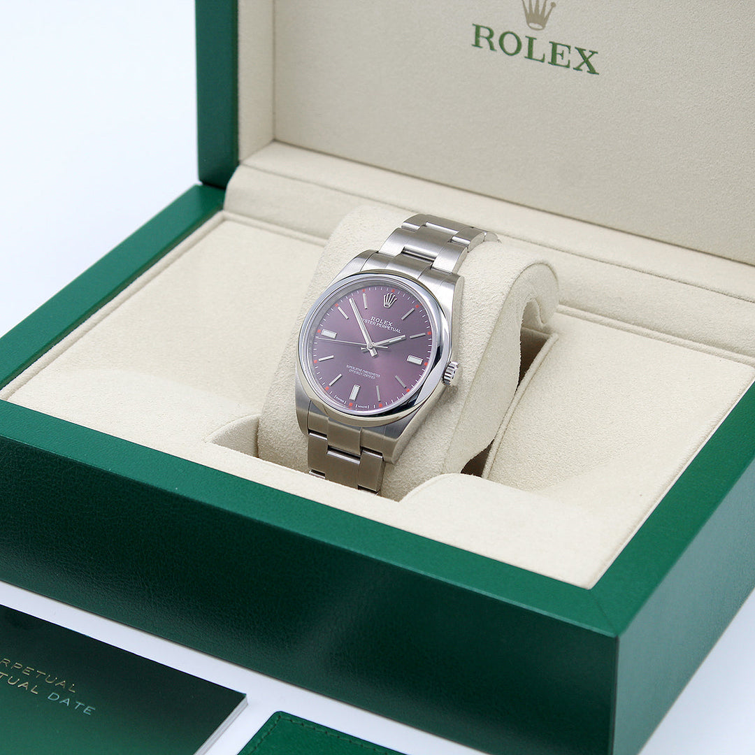 Rolex oyster perpetual online grape 39