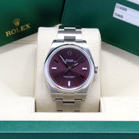 Oyster Perpetual 39 114300 (Red Grape Dial) Chronofinder Ltd