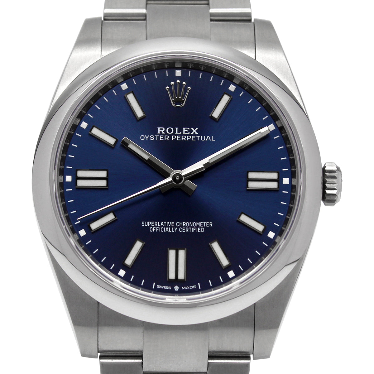 Oyster Perpetual 41 124300 (Navy Blue Dial)