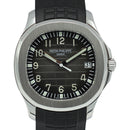 Patek Philippe Aquanaut 5167A-001 with a stainless steel case and black rubber strap