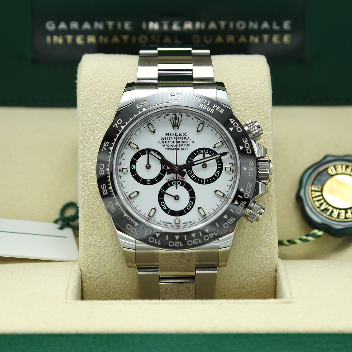 Cosmograph Daytona 116500LN (White Dial)