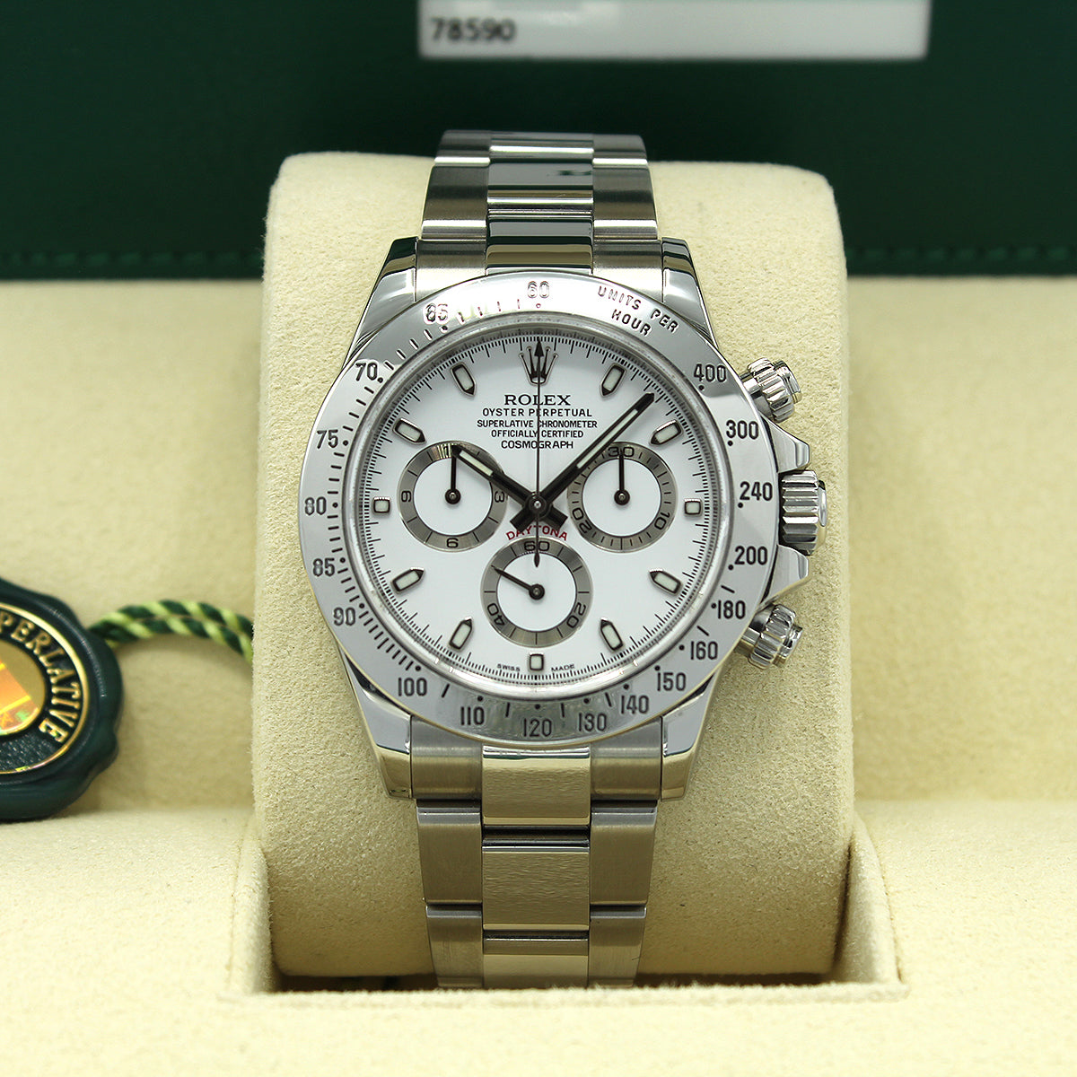 Cosmograph Daytona 116520 (White APH Chromalight Dial)