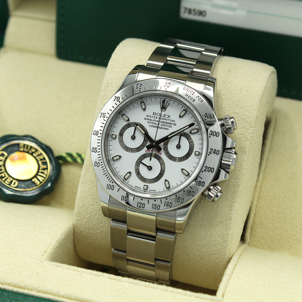 Cosmograph Daytona 116520 (White APH Chromalight Dial)