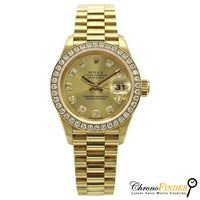 Lady Datejust 26mm 69138 (Champagne Diamond Dial)