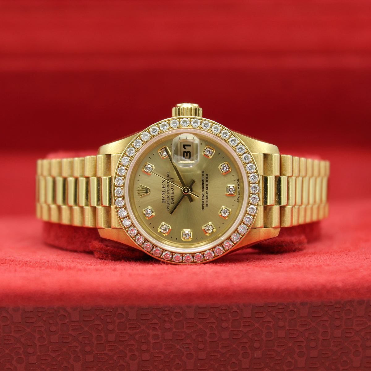 Lady Datejust 26mm 69138 (Champagne Diamond Dial)