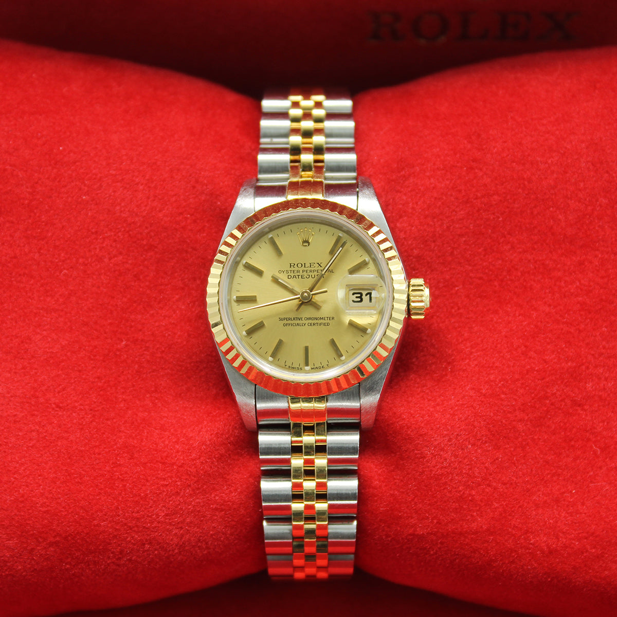 Lady Datejust 26mm 69173 (Champagne Baton Dial)