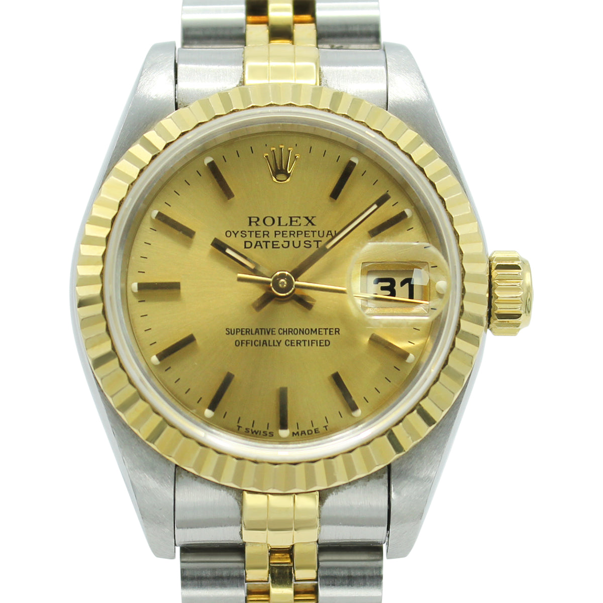 Lady Datejust 26mm 69173 (Champagne Baton Dial)