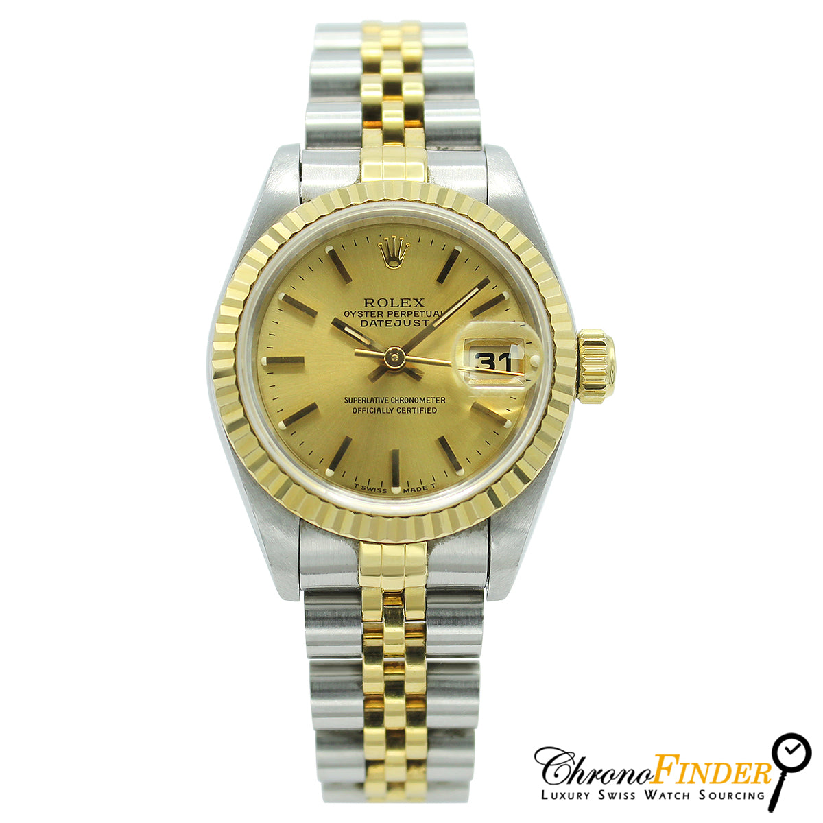 Lady Datejust 26mm 69173 (Champagne Baton Dial)