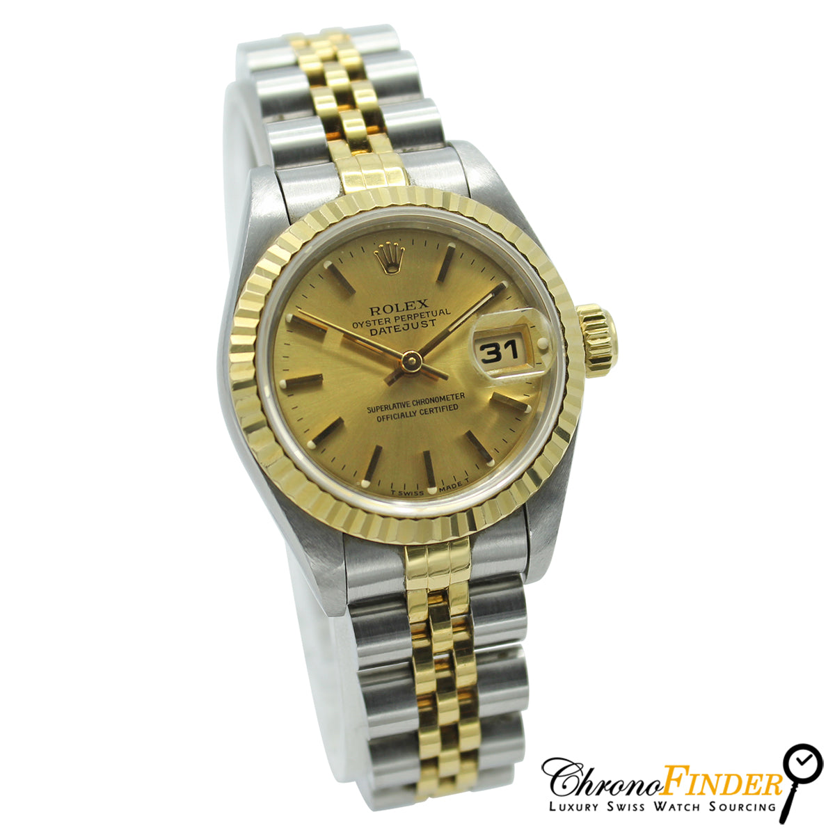 Lady Datejust 26mm 69173 (Champagne Baton Dial)