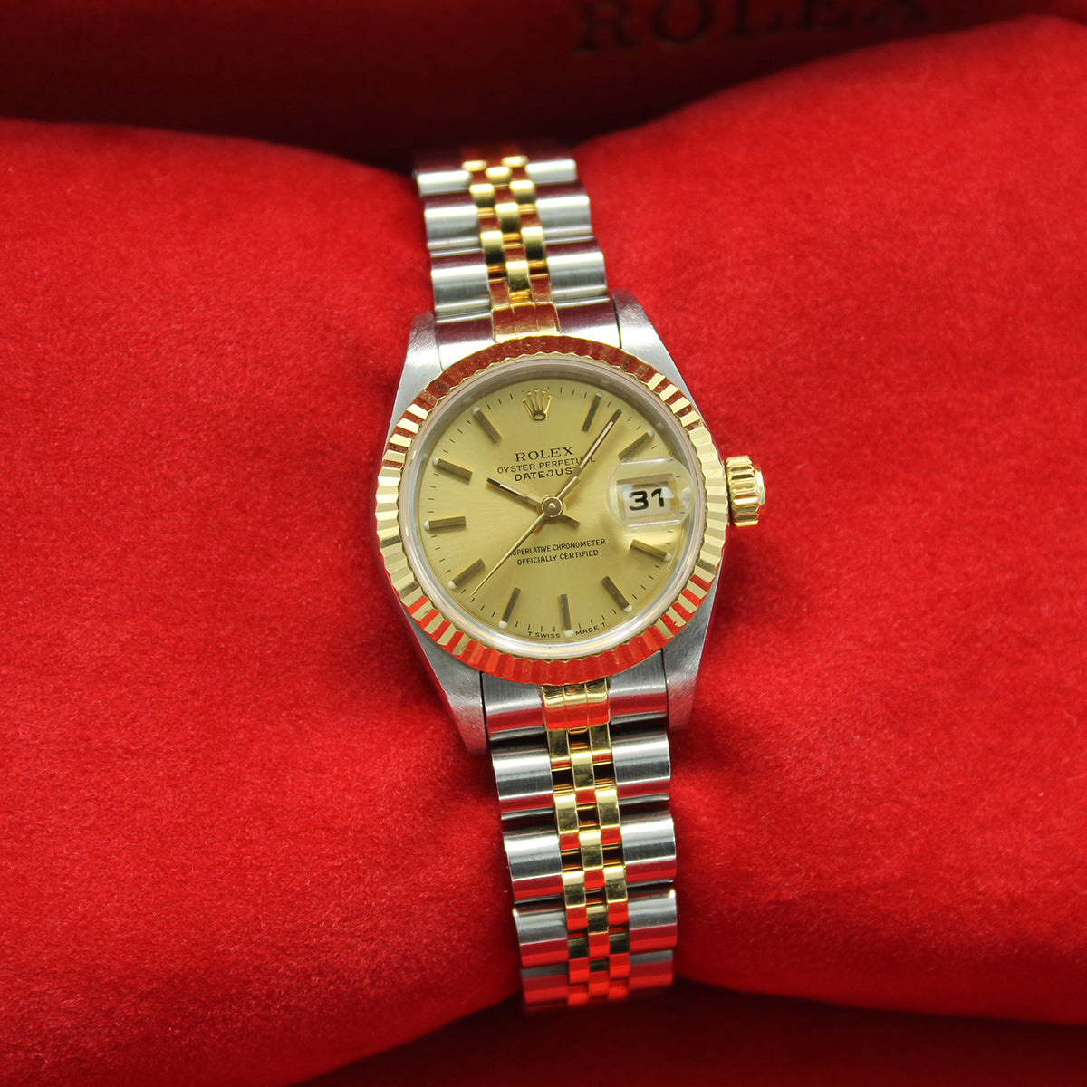 Lady Datejust 26mm 69173 (Champagne Baton Dial)