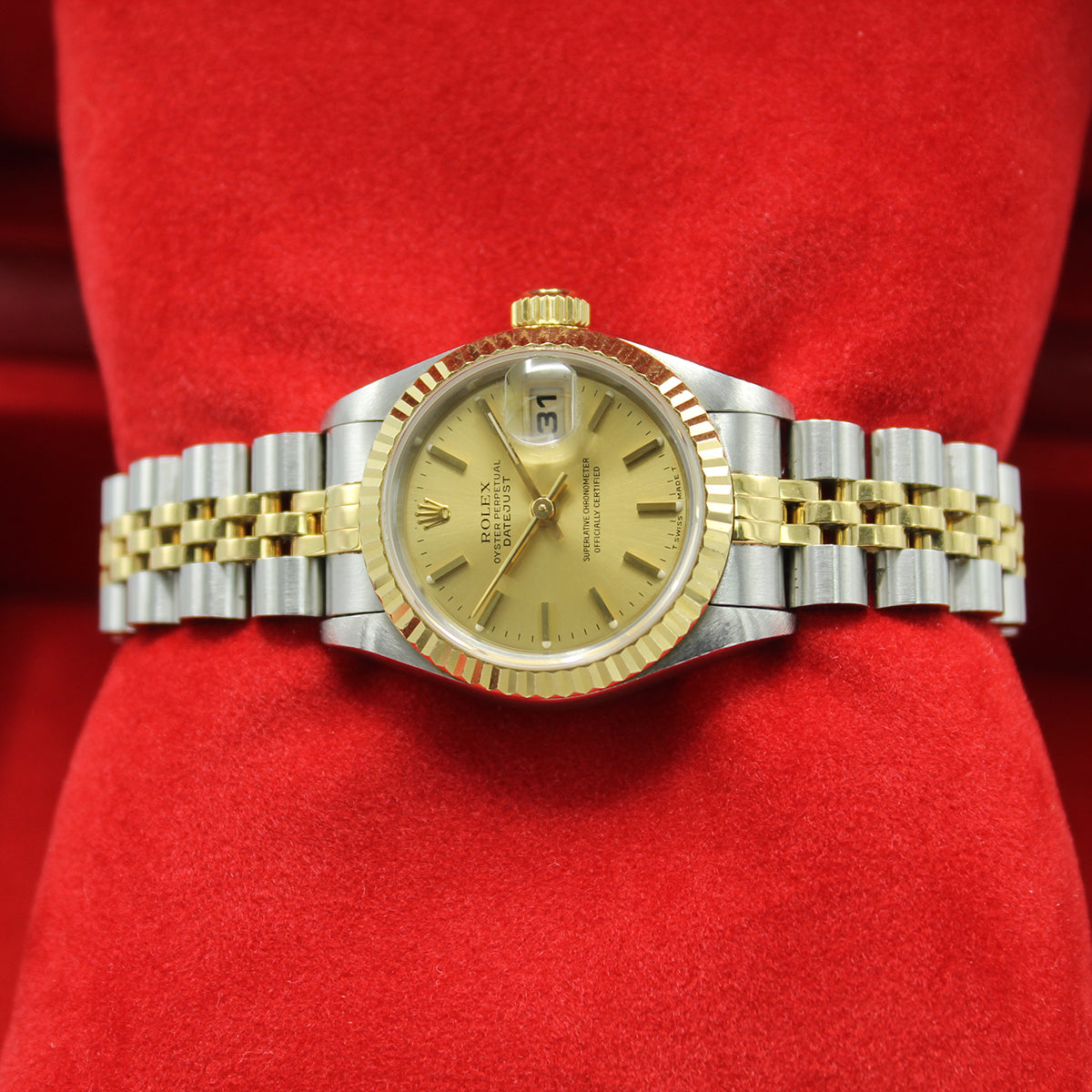 Lady Datejust 26mm 69173 (Champagne Baton Dial)