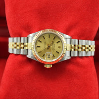 Lady Datejust 26mm 69173 (Champagne Baton Dial)